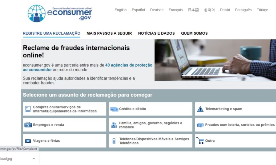 RECLAMAÇÃO: Consumidor no Brasil tem acesso a plataforma internacional de denúncia