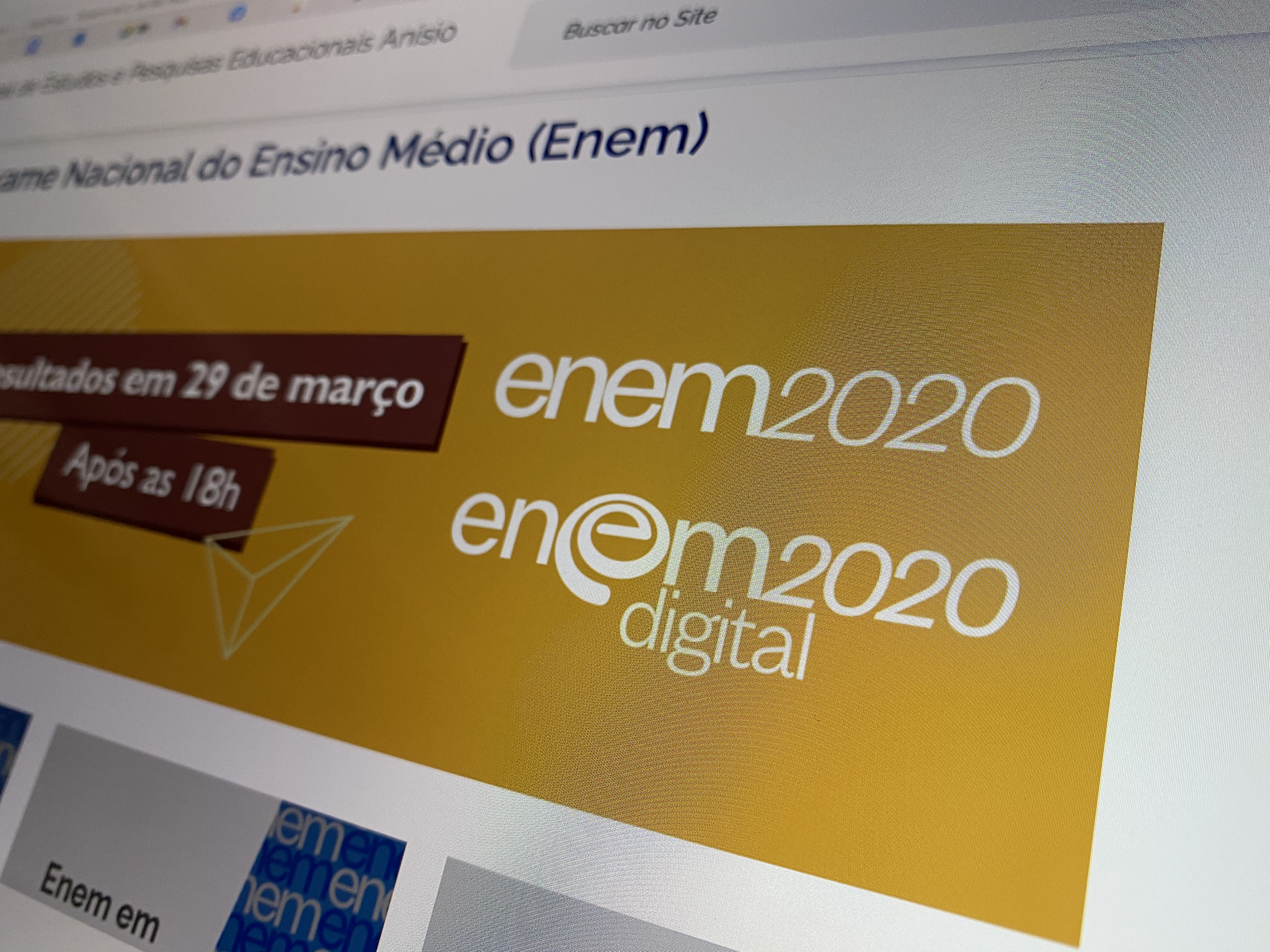 CONFIRA: Inep divulga a lista com o resultado do Enem 2020 Impresso e Digital