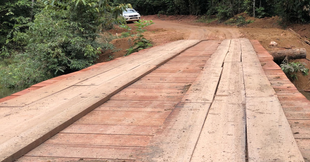 RIO PARDO: Distrito é contemplado com ponte de 30 metros de extensão