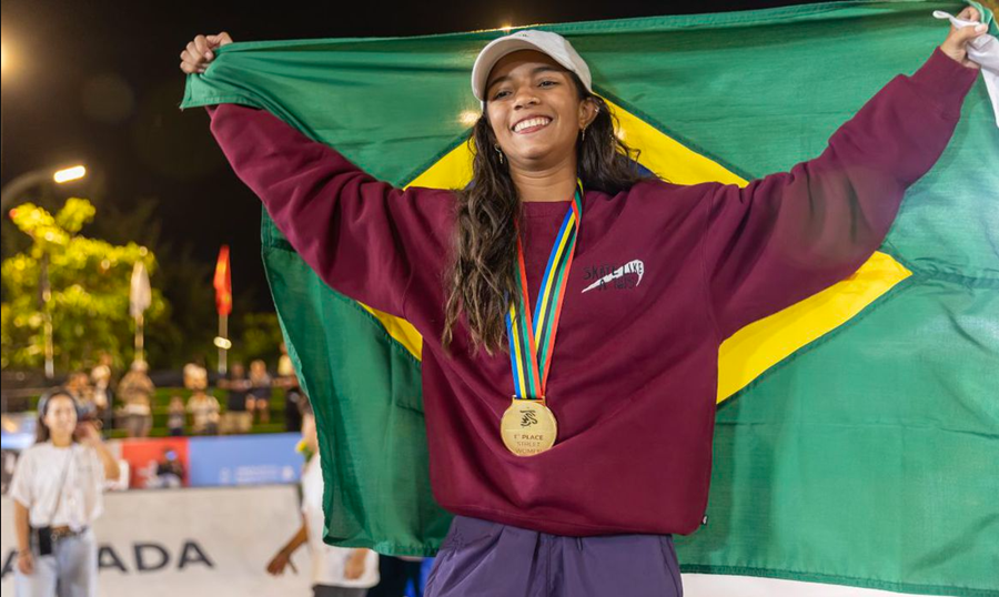 OURO: Rayssa Leal conquista Mundial de Skate Street