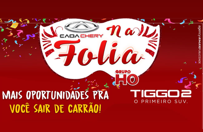 Caia na folia com a Caoa Chery em Porto Velho, rápido e fácil