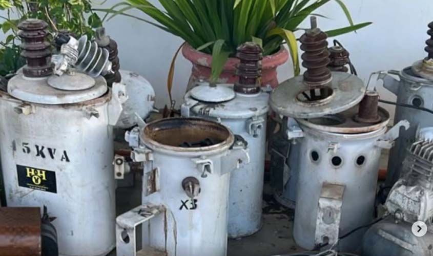ENERGISA ALERTA: Furto de transformadores coloca vidas em risco e pode levar à prisão