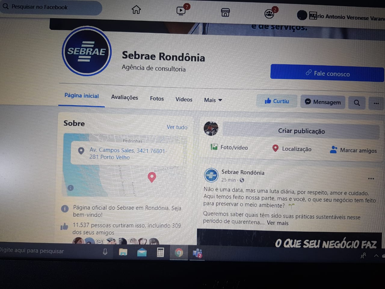 DESENVOLVIMENTO: Sebrae e Facebook fecham parceria para capacitar empreendedores do Brasil