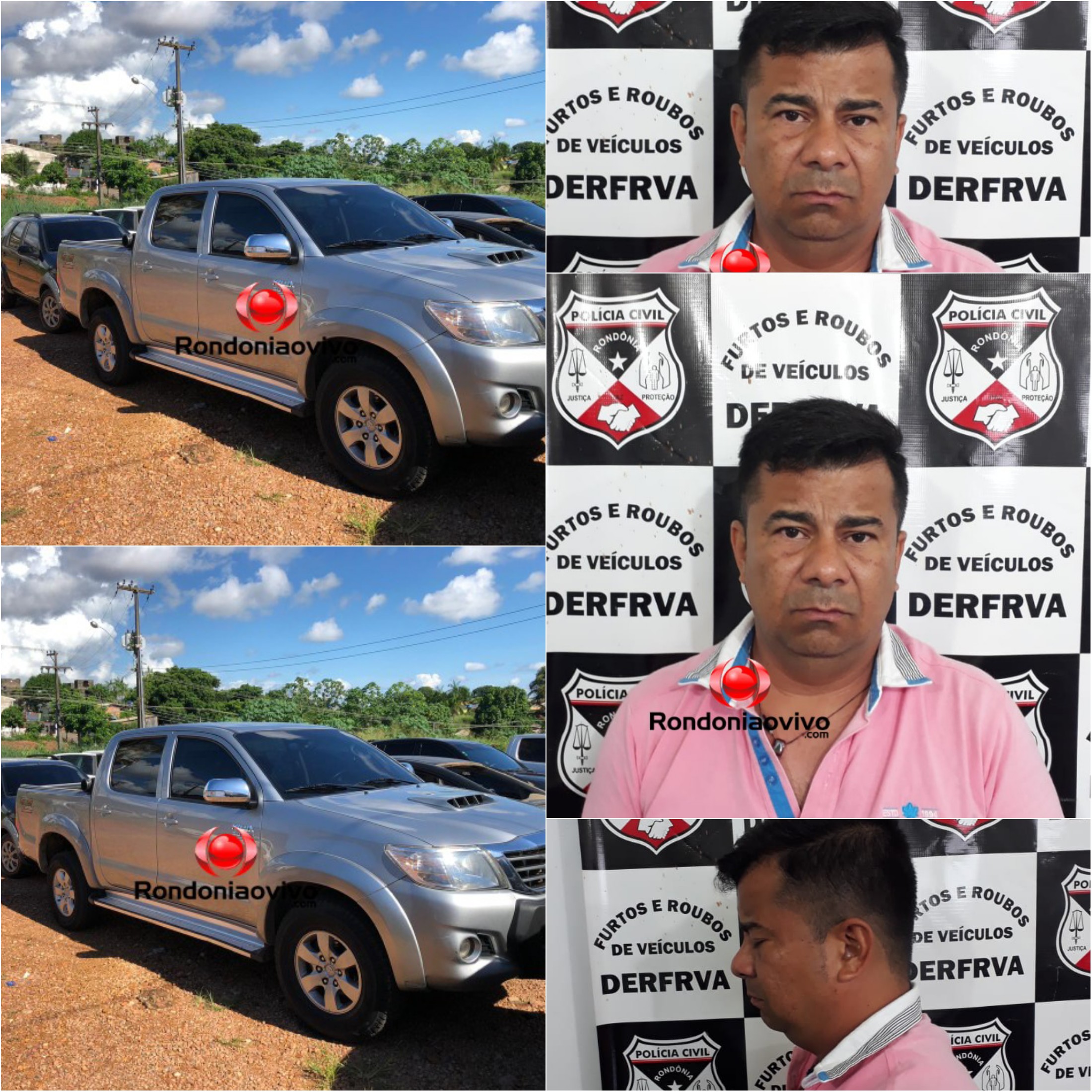 CLONADA: Hilux roubada no Ceará é recuperada com suspeito indo vender na Bolívia