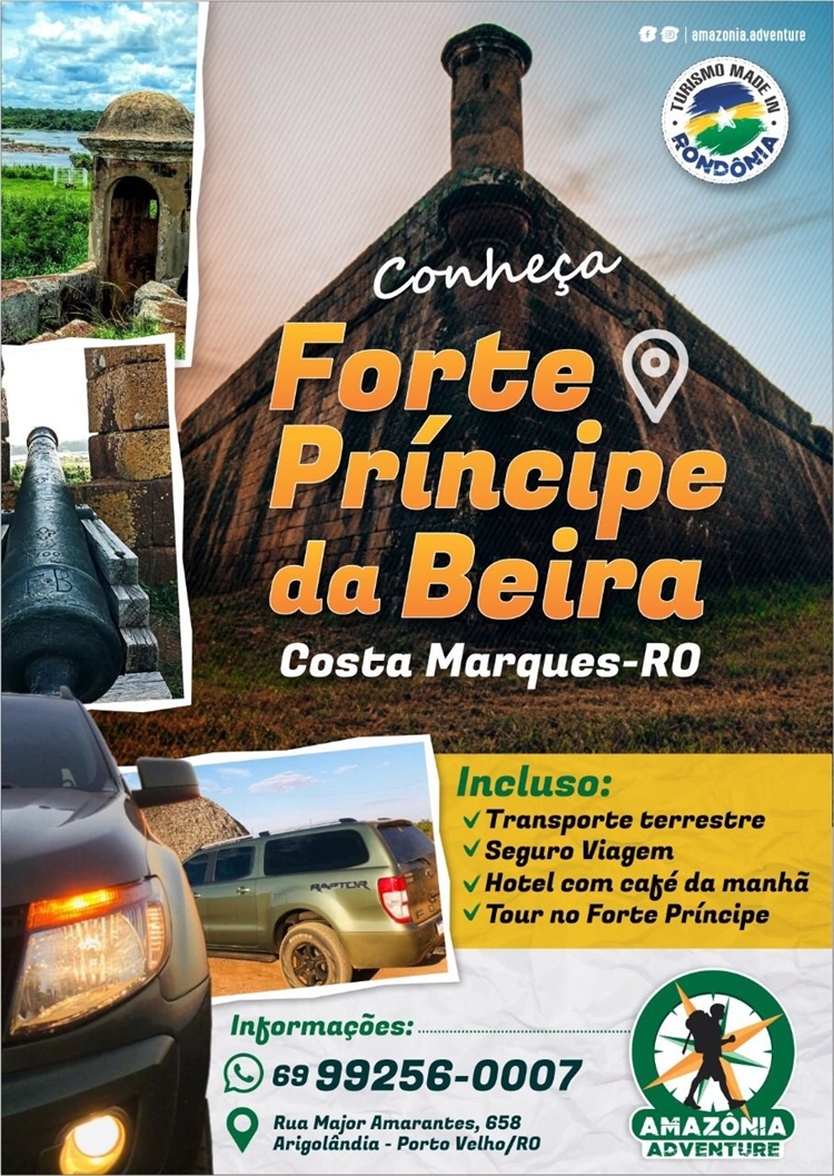 TURISMO REGIONAL: Conheça o Forte Príncipe da Beira com a Amazônia Adventure