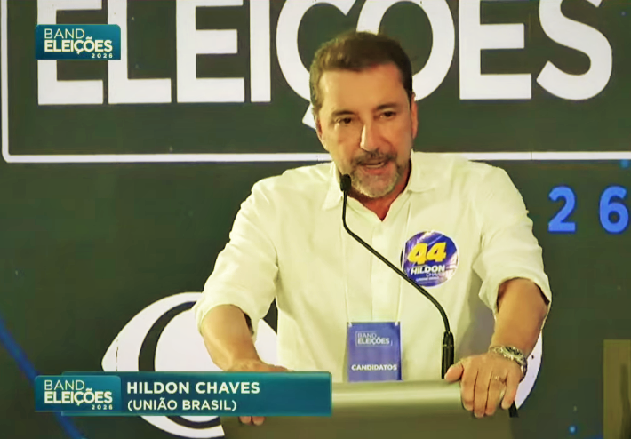 ELEIÇÕES 2026: Hildon Chaves defende propostas em debate da Band