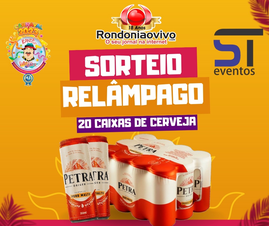 PROMOÇÃO RELÂMPAGO: Na Banda do Vai Quem Quer, a cerveja Petra é por nossa conta