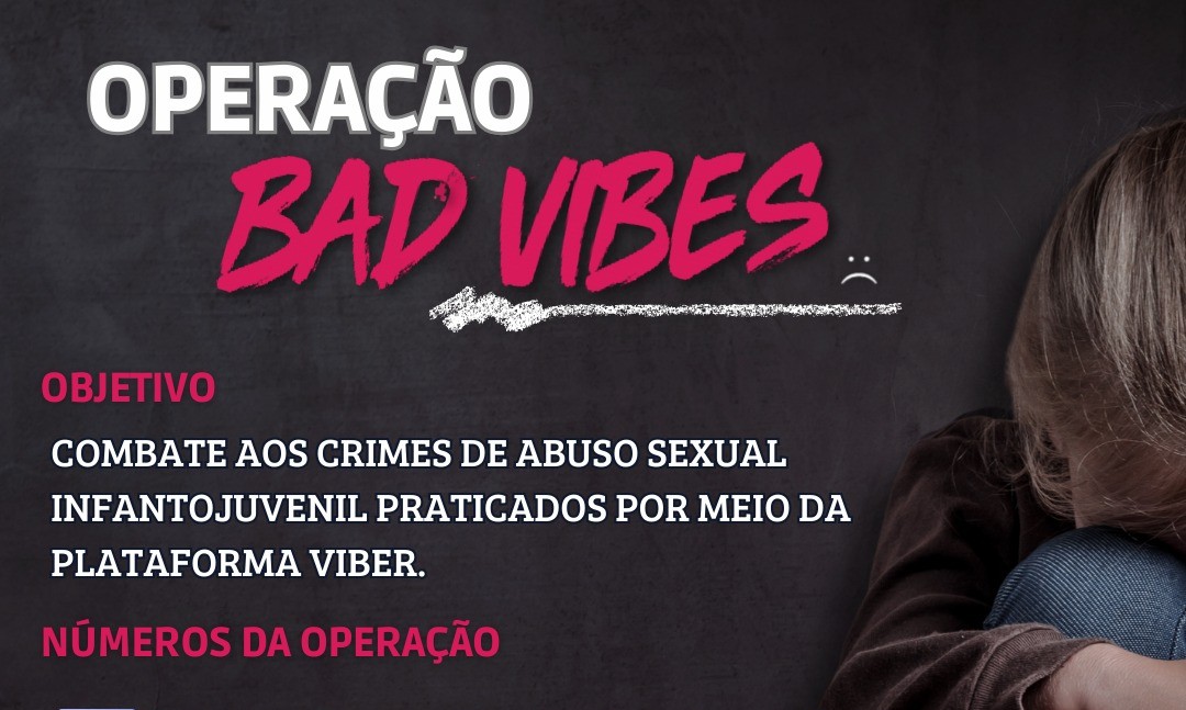 BAD VIBES: Polícia Civil de RO participa de operação nacional contra abuso infantil 