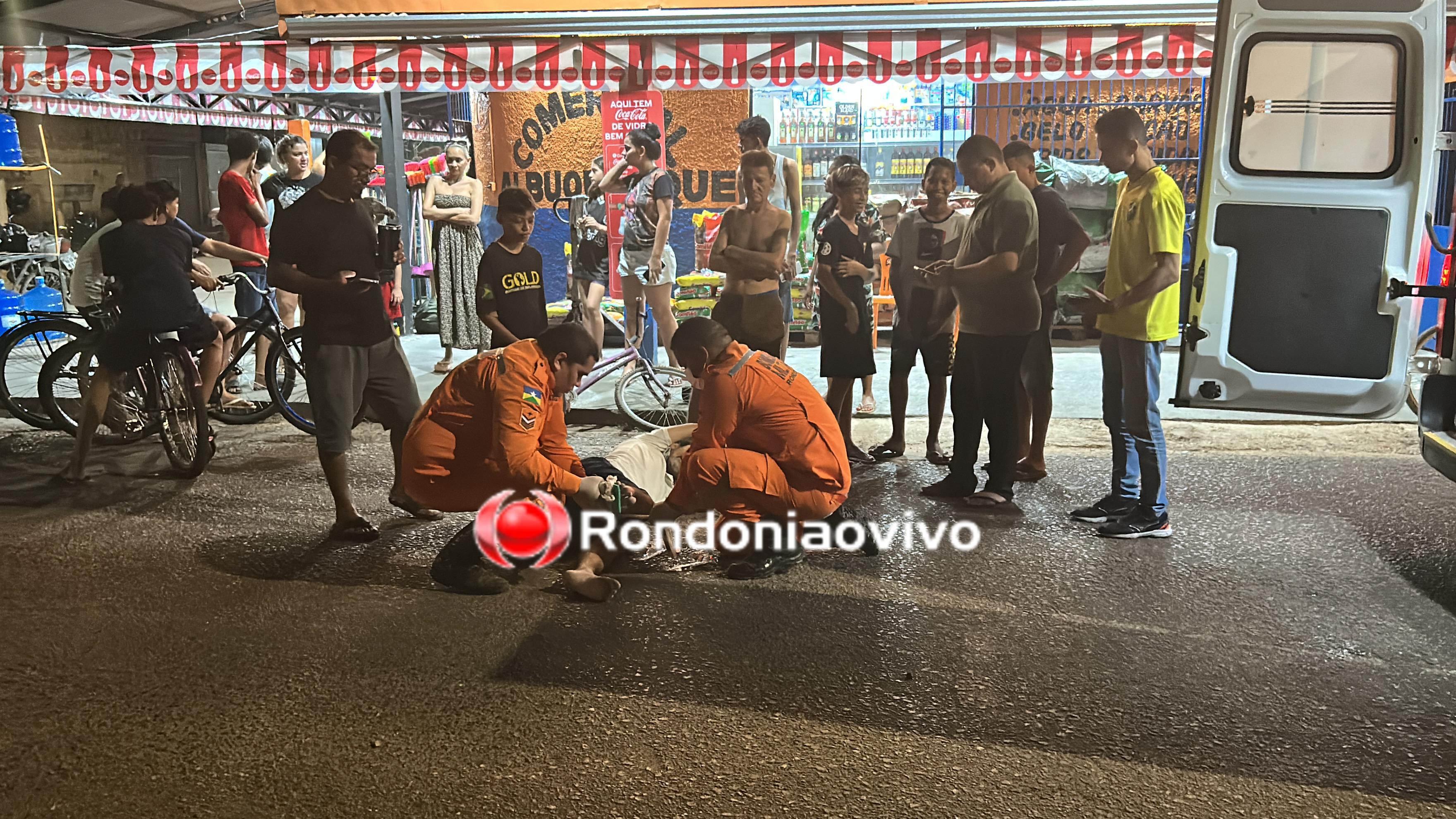 IMPRUDÊNCIA: Motociclista sofre grave acidente após motorista de Onix cruzar preferencial