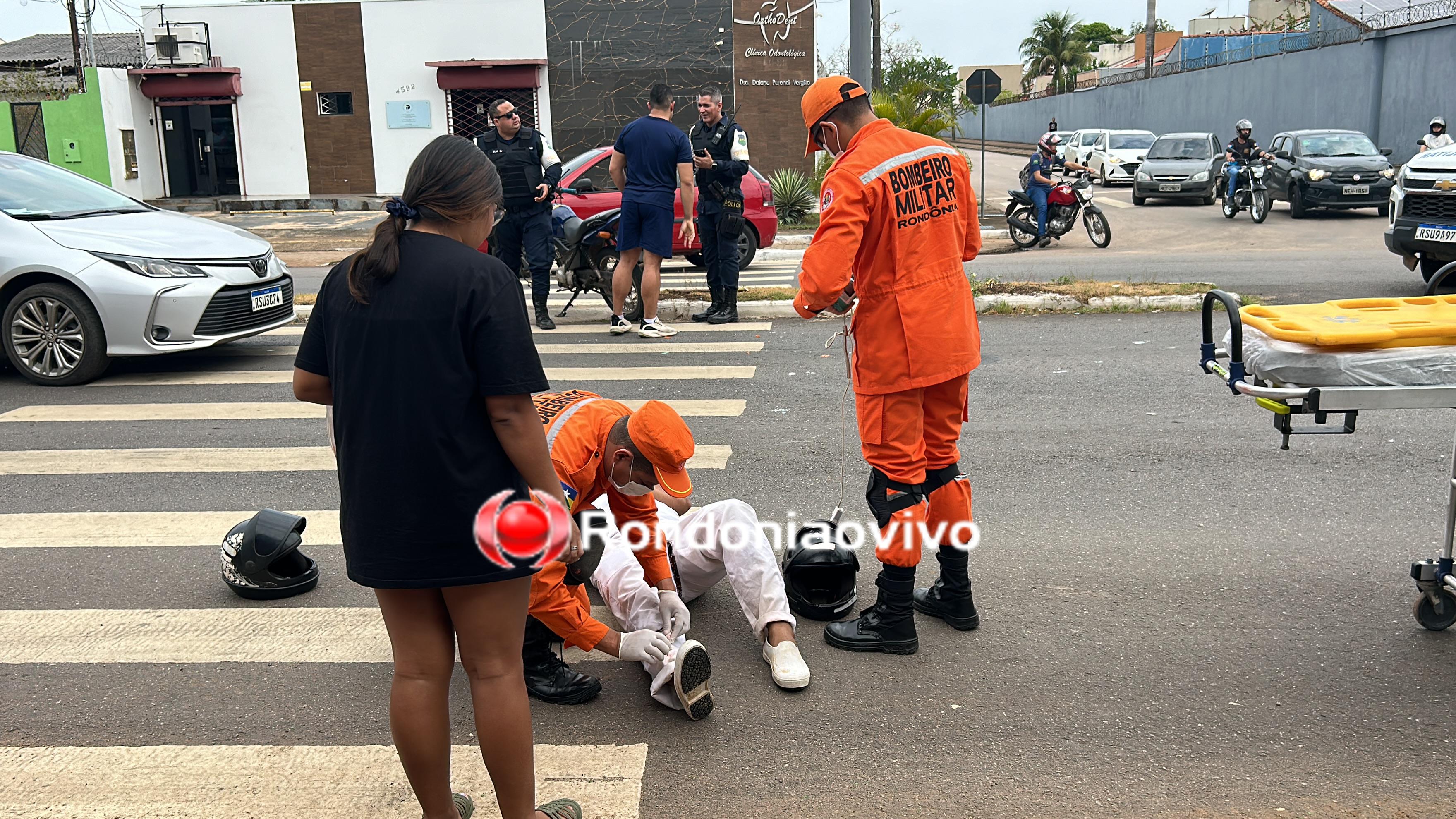 VÍDEO: Motociclista sofre acidente grave em avenida de Porto Velho