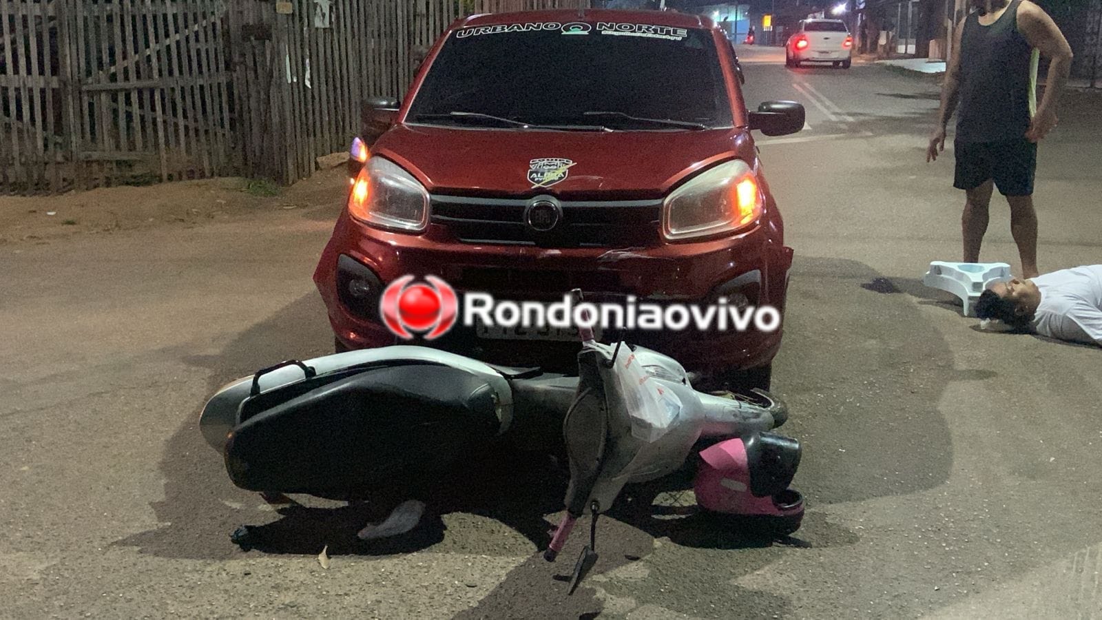 IMPRUDÊNCIA: Motorista de aplicativo invade preferencial e atropela motociclista 