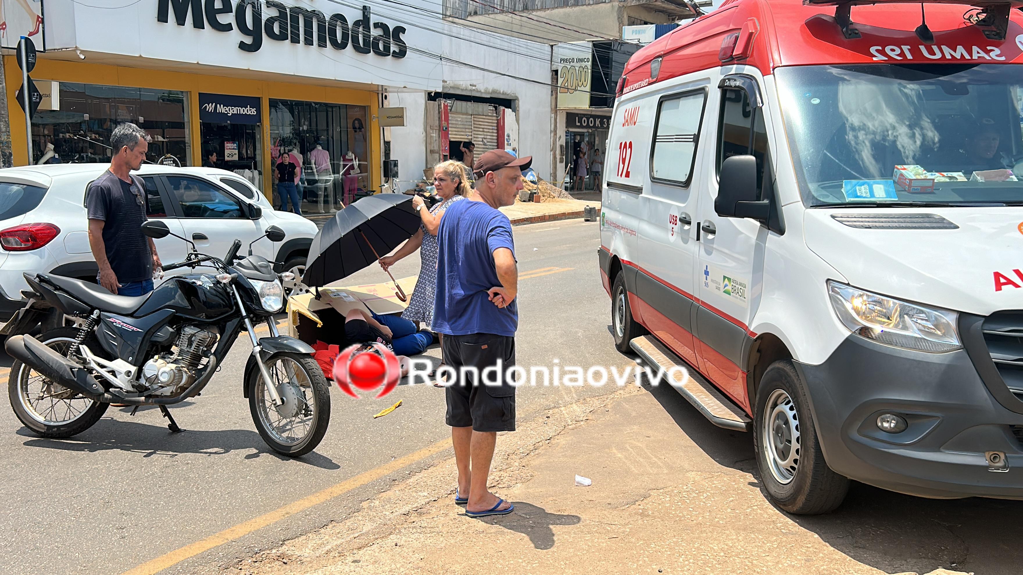 VÍDEO: Adolescente foge após deixar mulher ferida em acidente