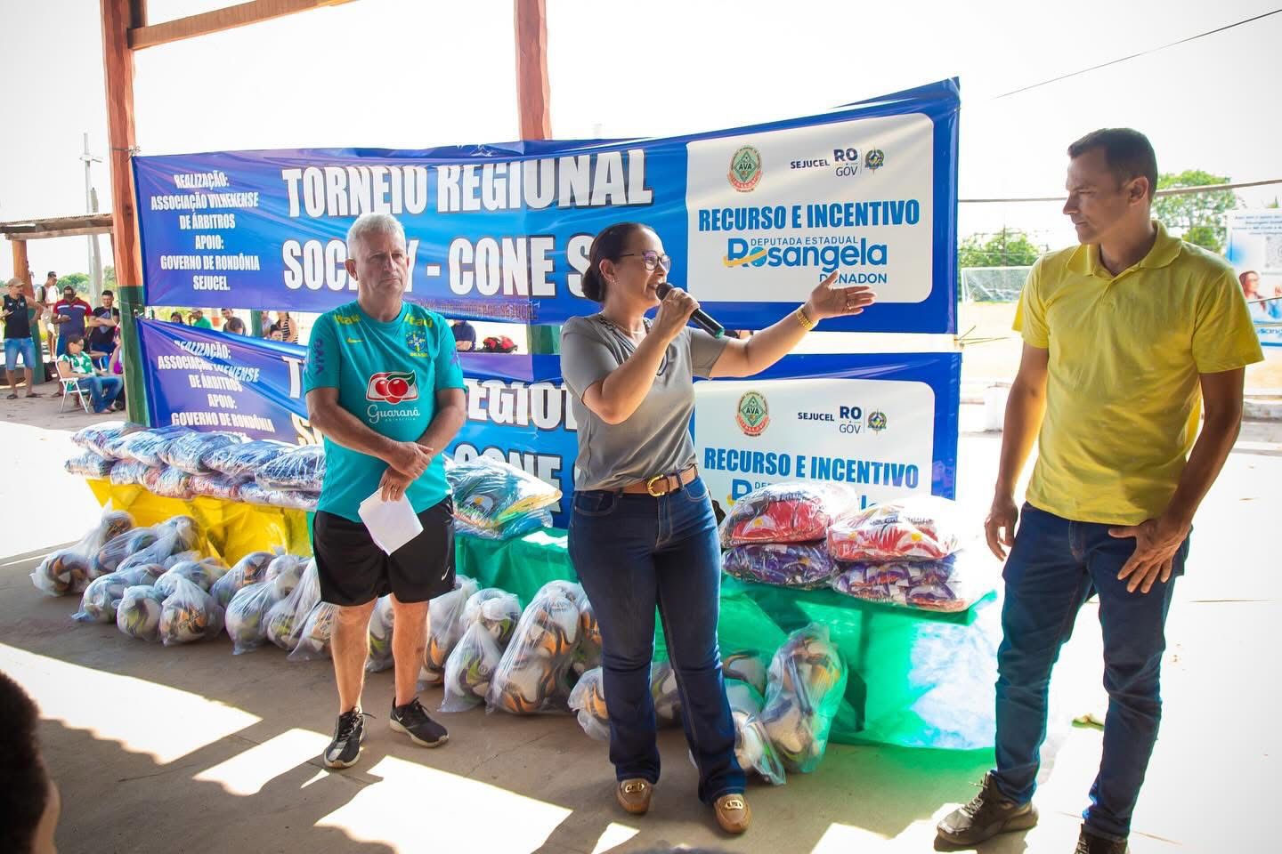 ROSANGELA DONADON: Deputada convida população para Copa Society do Cone Sul em Cerejeiras 