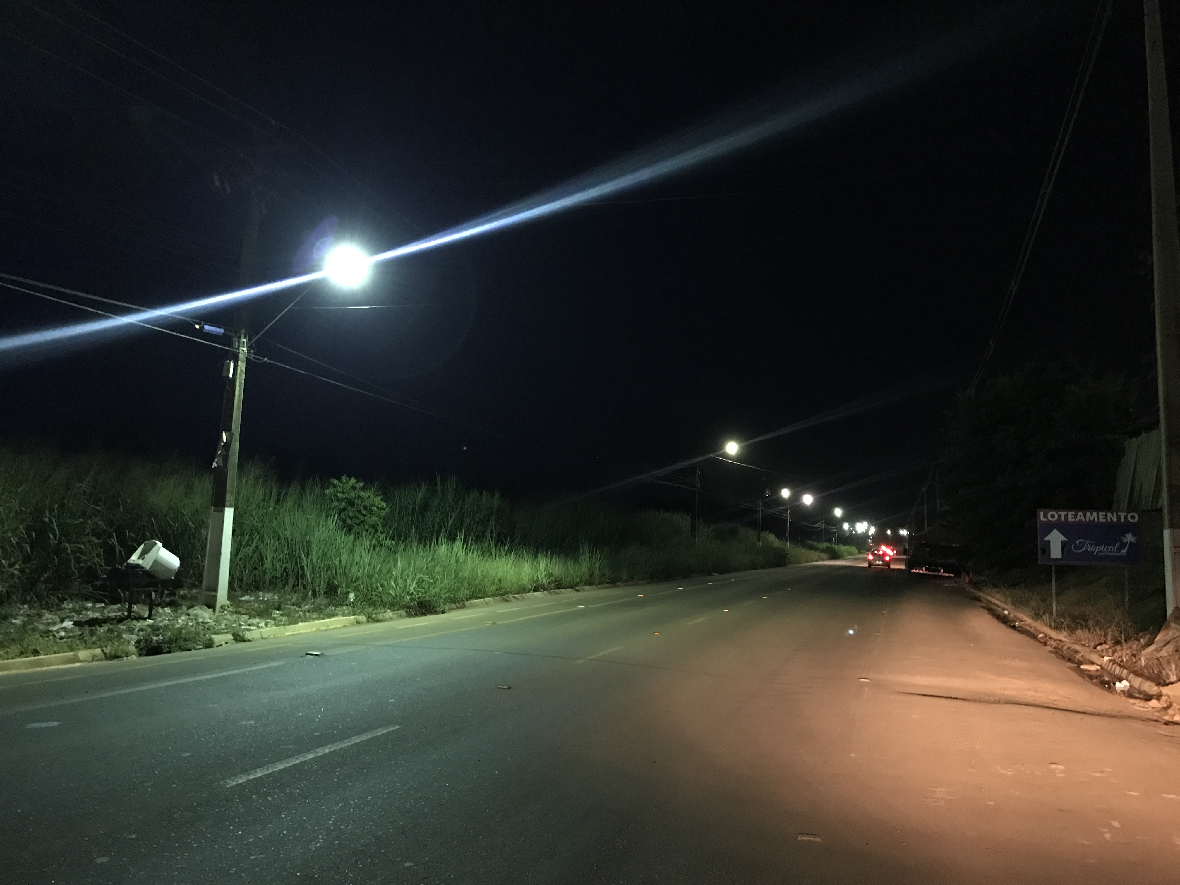 ILUMINAÇÃO PÚBLICA: Estrada dos Japoneses recebe manutenção a pedido da vereadora Ada Dantas