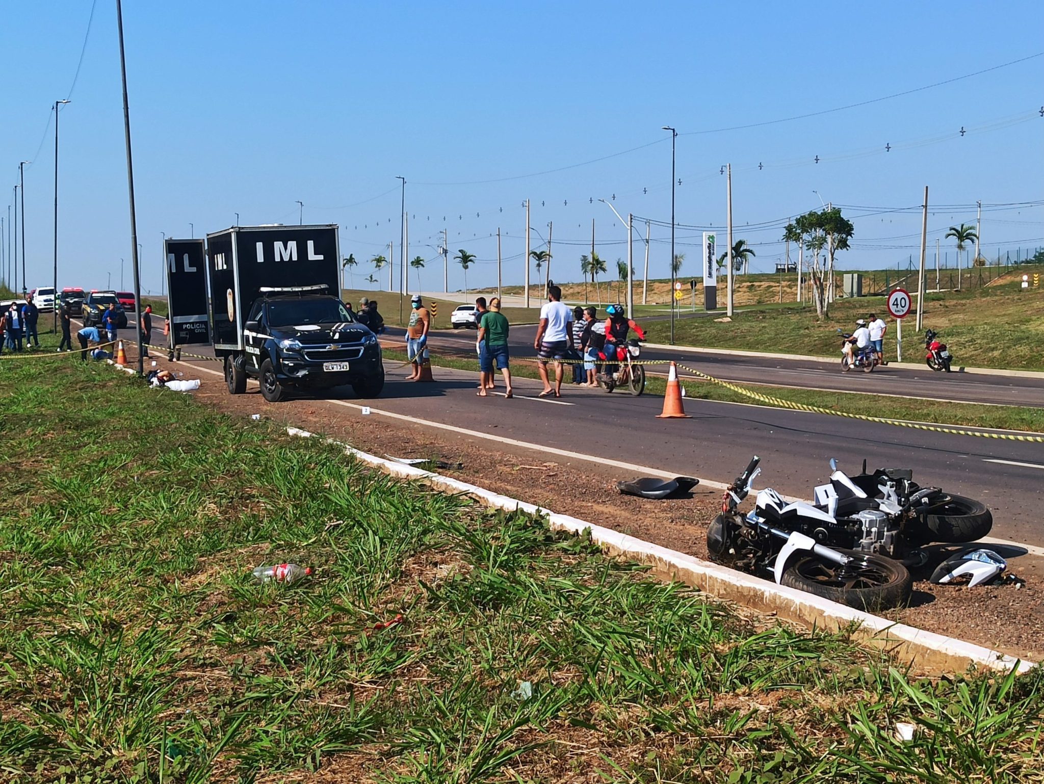 TRISTEZA: Jovem morre a caminho do trabalho em acidente de moto na BR-364