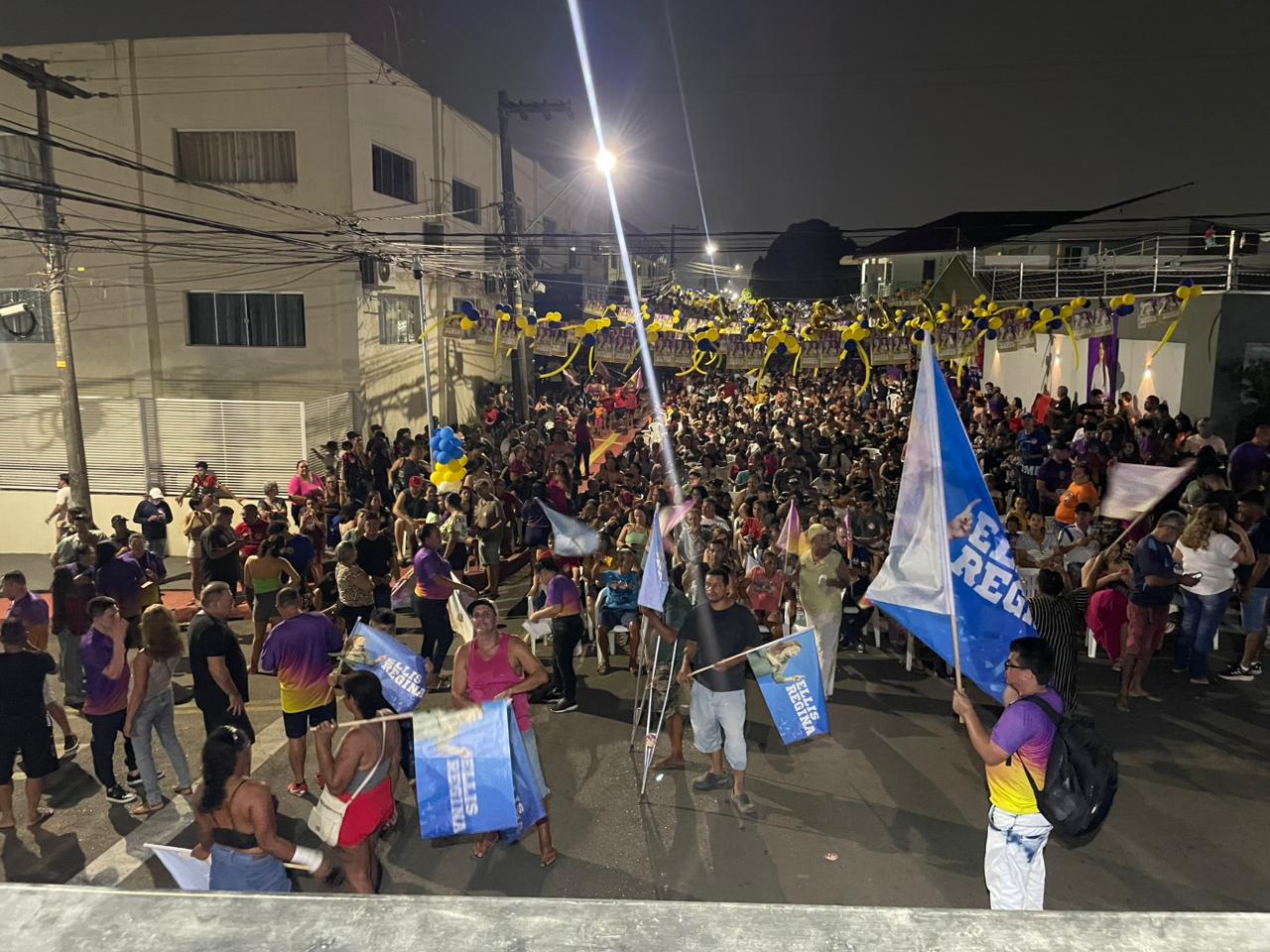 ELEIÇÕES 2024: Reunião da candidata a vereadora Ellis Regina reúne milhares de apoiadores