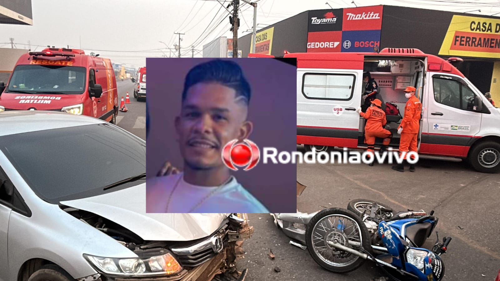 NÃO RESISTIU: Morre motociclista vítima de grave acidente na Mamoré