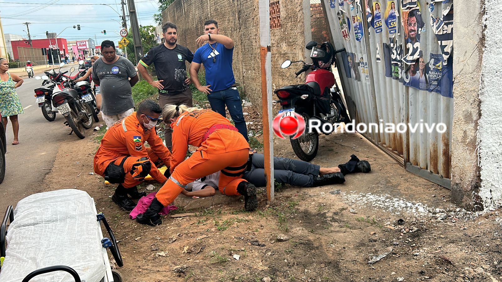 SAINDO DO PLANTÃO: Vigilante sofre grave acidente na zona Leste