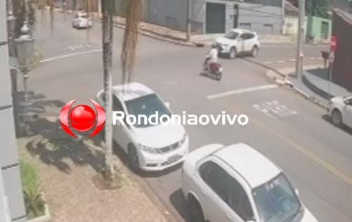 VÍDEO: Servidora pública sofre grave acidente após avançar preferencial no Centro