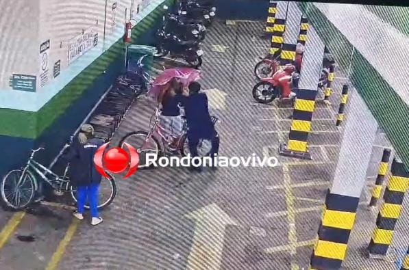 VÍDEO: Ladrão de bicicleta no Irmãos Gonçalves é preso em flagrante na zona Sul