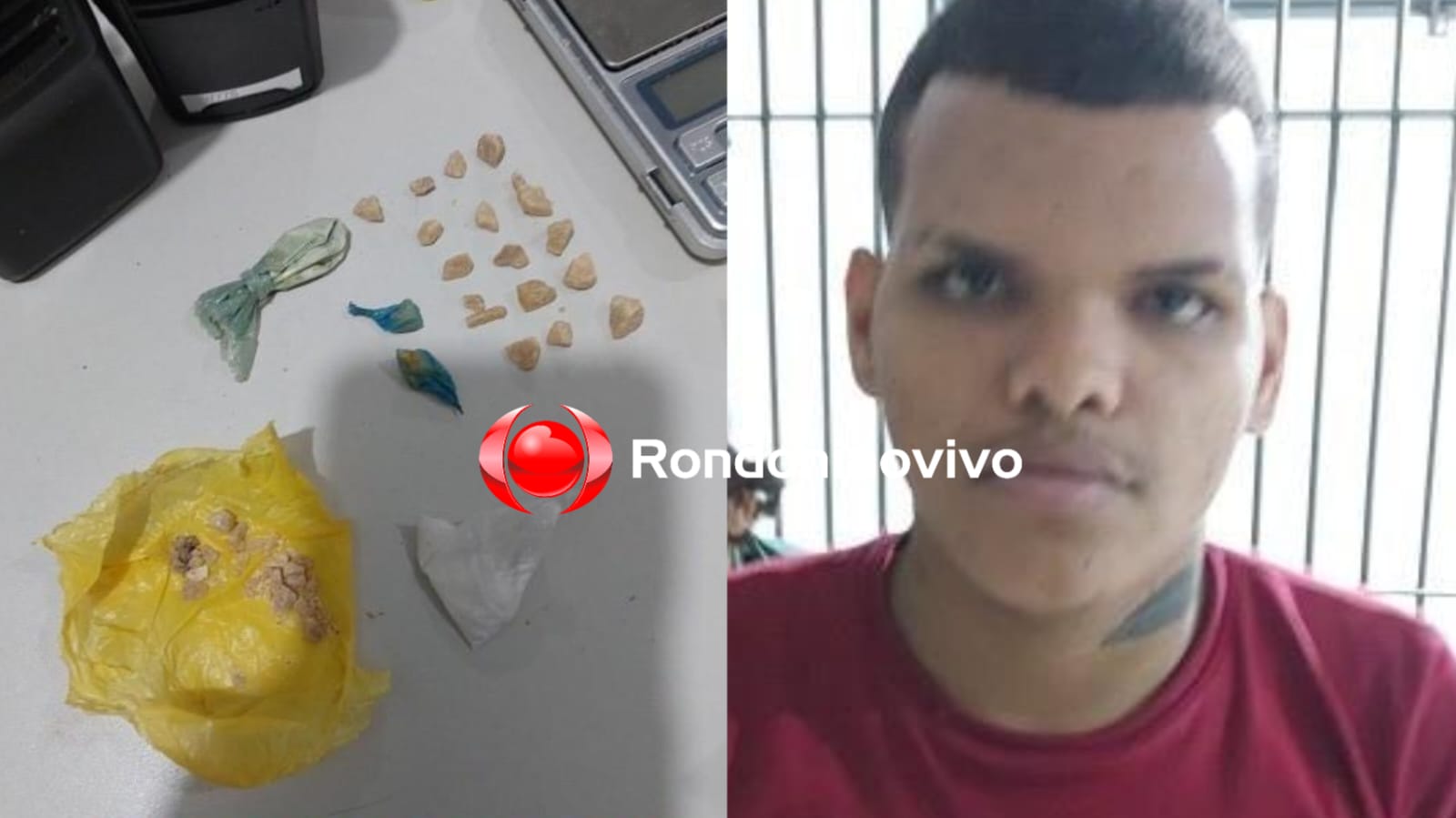 NA MENINO DEUS: Força Tática de Ji-Paraná prende traficante na 'Boca do Inferninho'