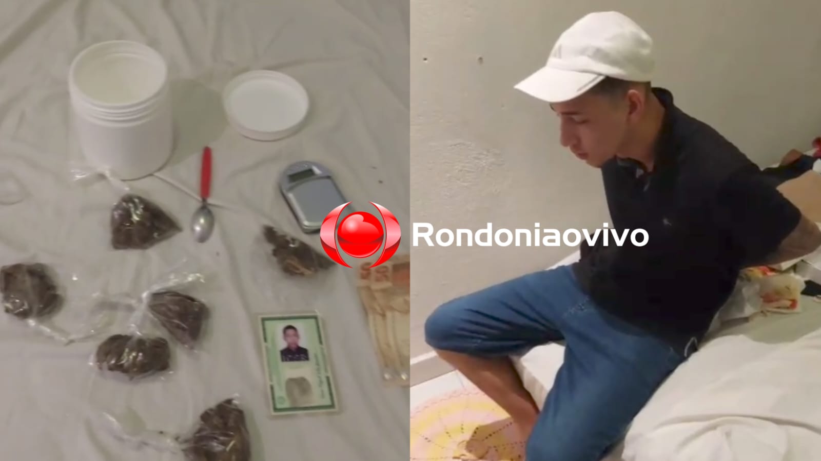 'DAVIZINHO DO CV': Equipe do sargento Machado prende acusado de tráfico e fecha boca de fumo