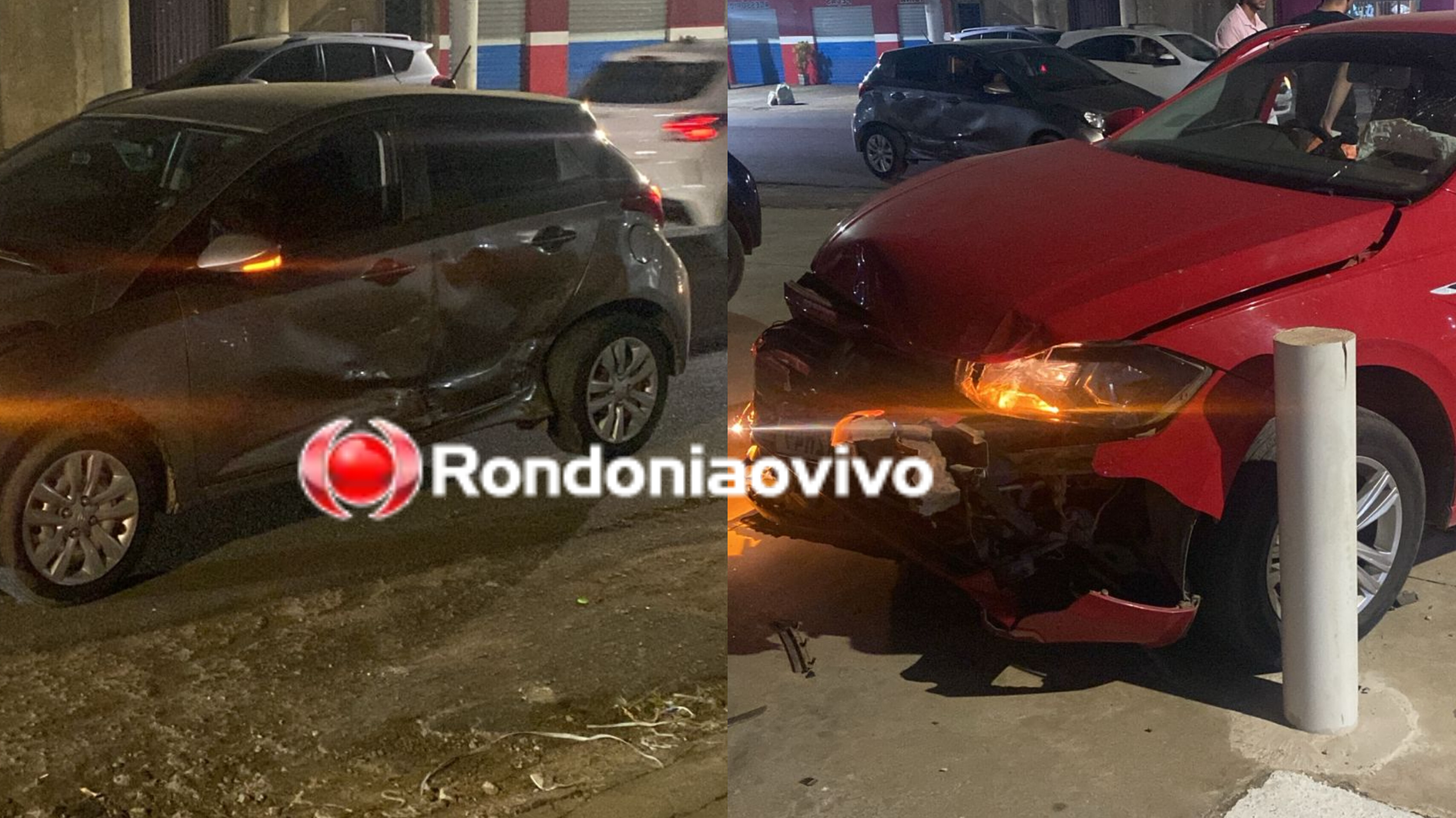 DOM PEDRO II: Colisão entre dois carros deixa mulher lesionada no Centro 