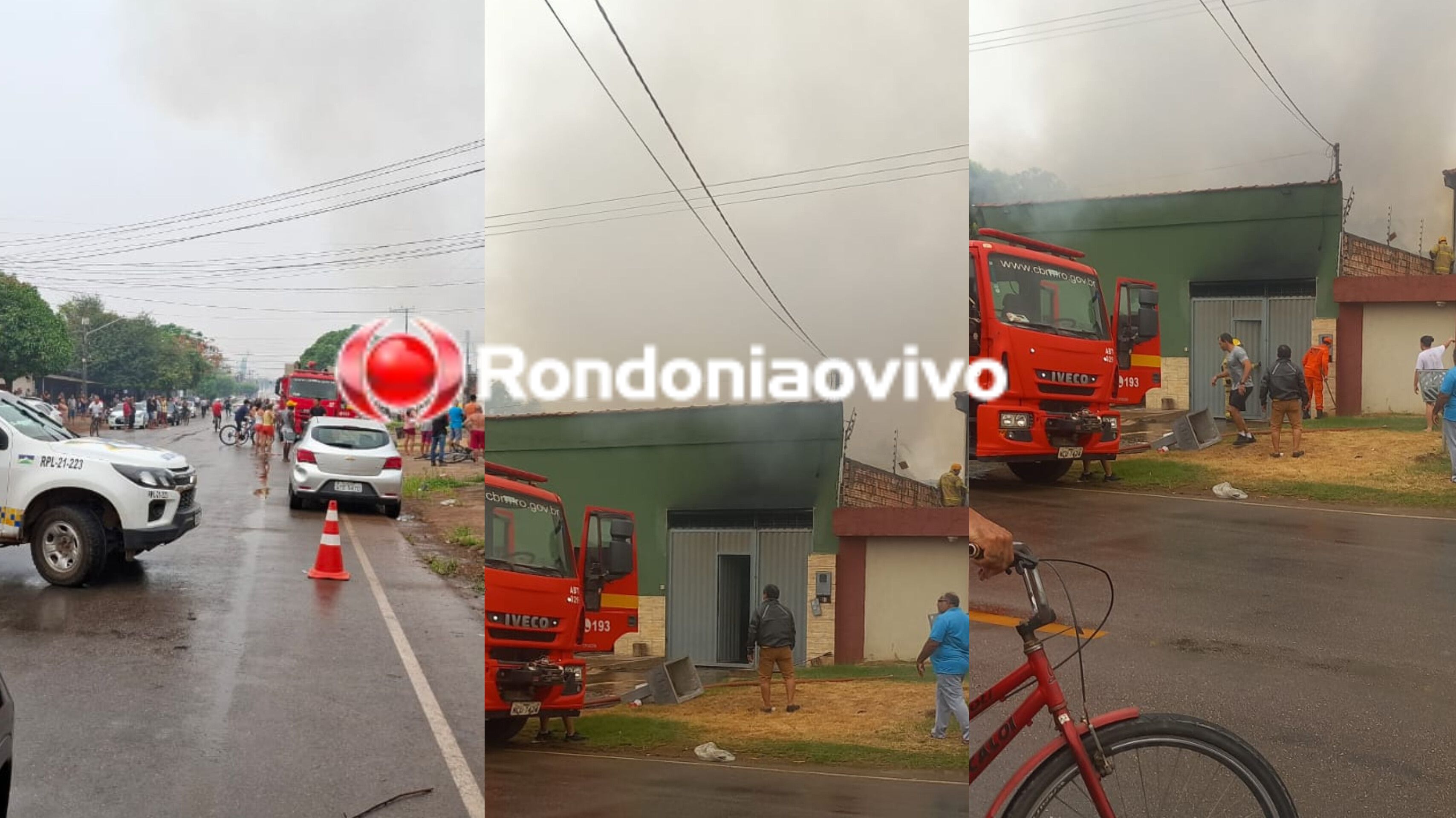 VÍDEO: Residência é atingida por incêndio após fogo destruir caminhão 