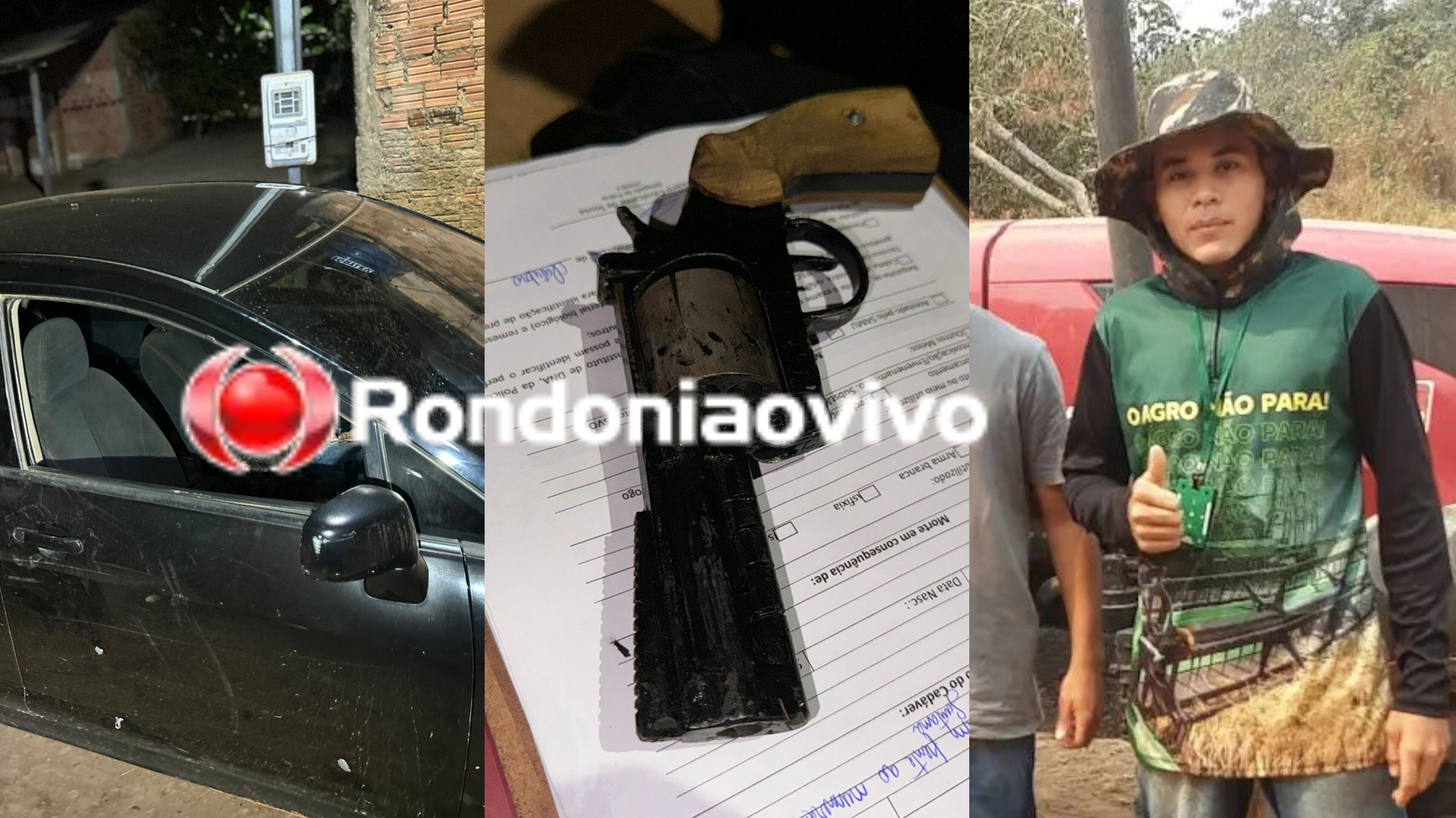 HOMICÍDIOS INVESTIGA: Apenado morto a tiros dentro de carro estava armado e fez ocorrência de ameaça 