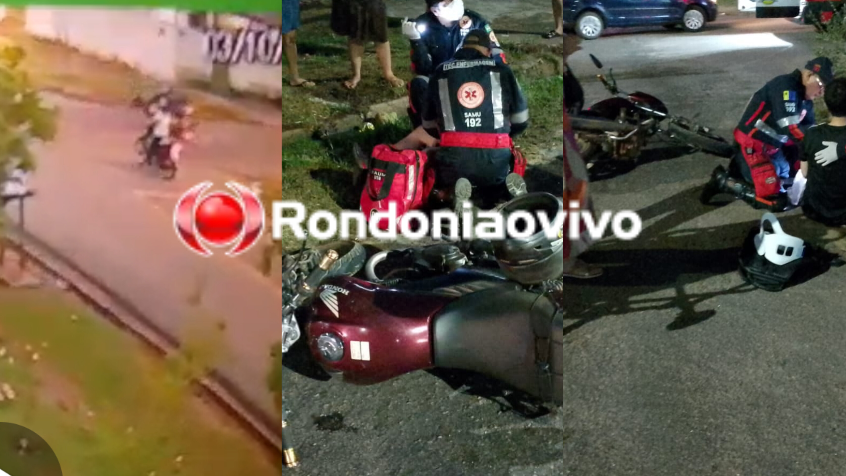 VÍDEO: Motociclista avança cruzamento e provoca grave acidente com vítima 