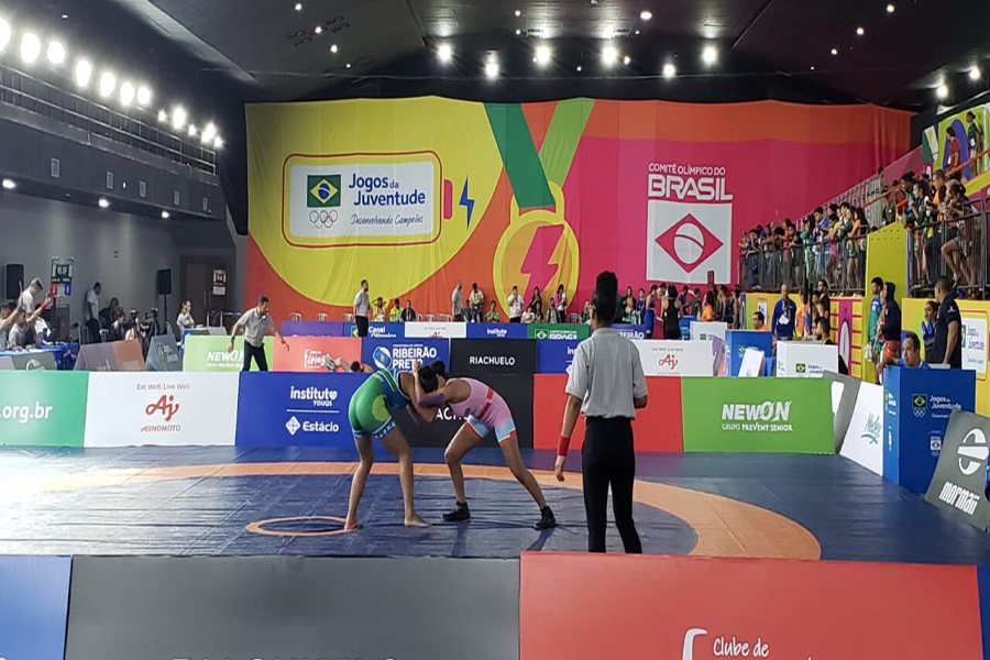 JOGOS DA JUVENTUDE 2023: Atleta rondoniense conquista medalha na modalidade Wrestling, em São Paulo