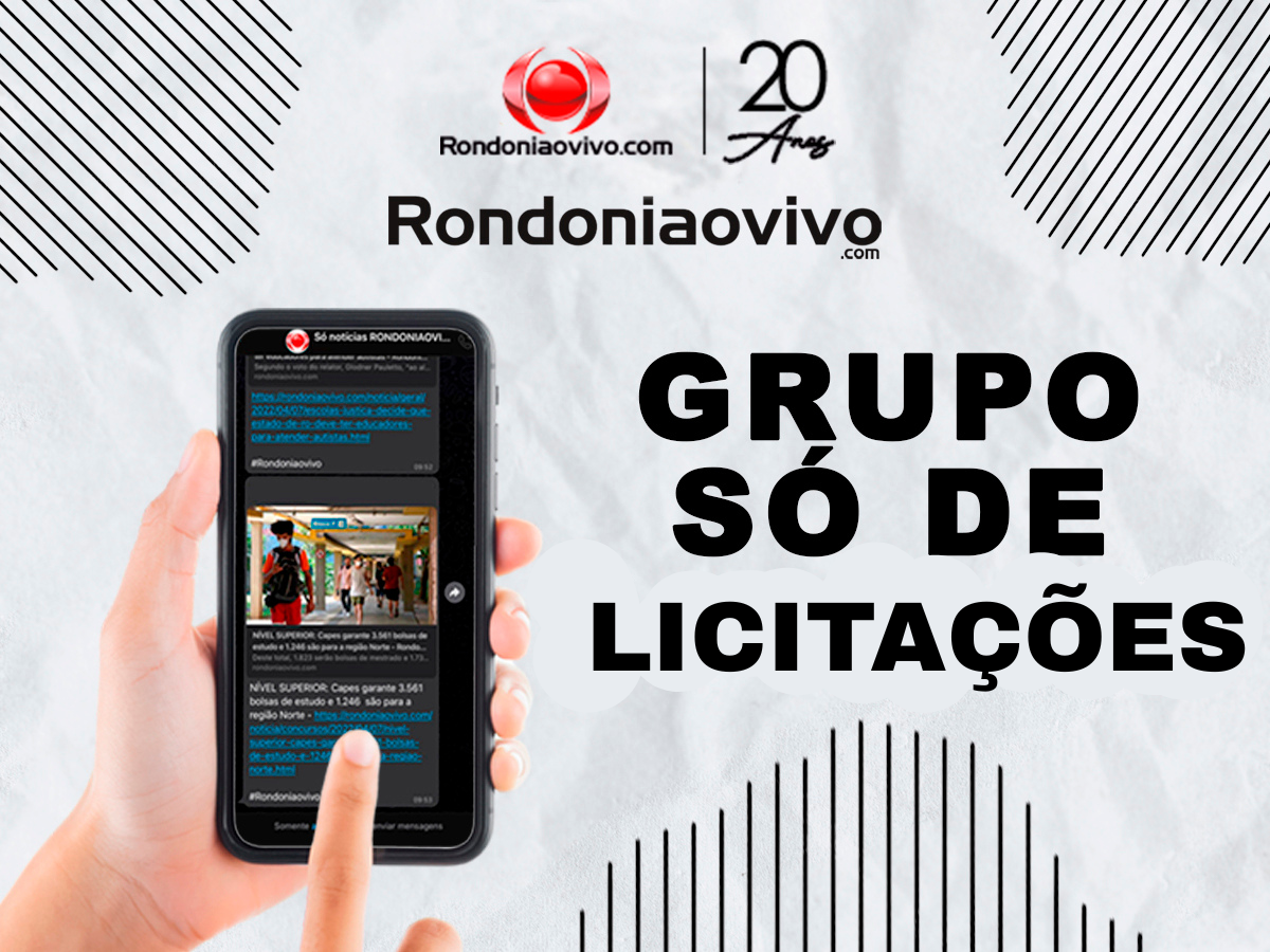 VENDA MAIS!: Empresário, entre no grupo de Licitações Públicas do Rondoniaovivo 