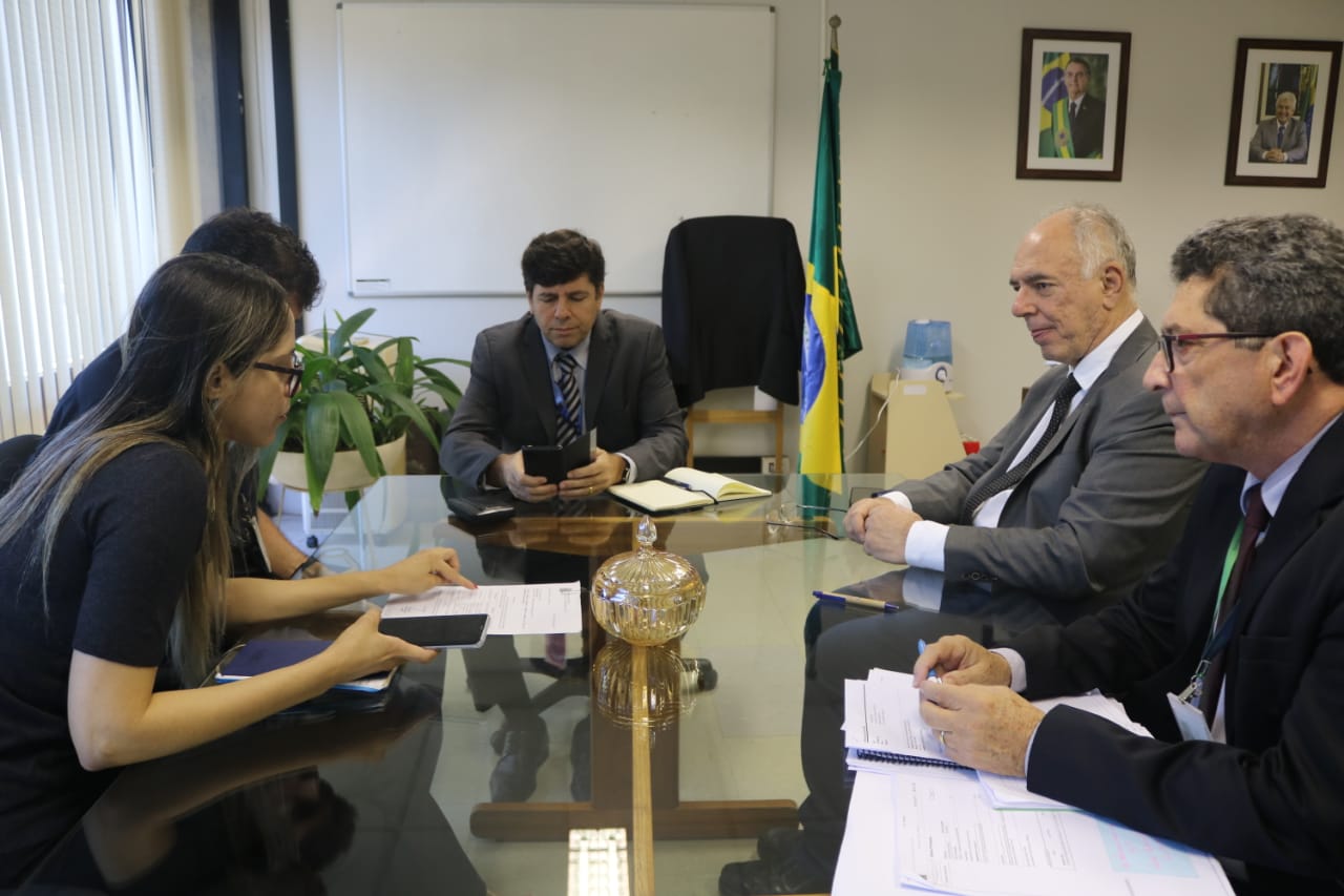 REUNIÃO: Deputado Mauro Nazif visita Ministério da Ciência e Tecnologia