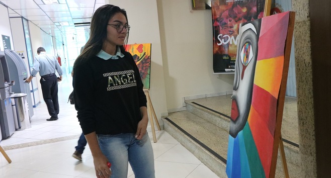 EM MOVIMENTO: Estudantes expõem trabalhos de artes no prédio-sede do Ministério Público do Estado