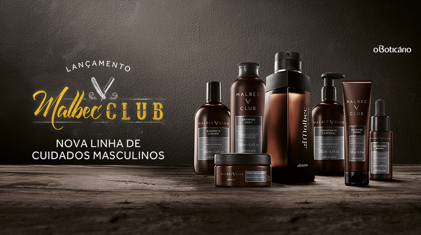 Malbec Club traz cuidados masculinos