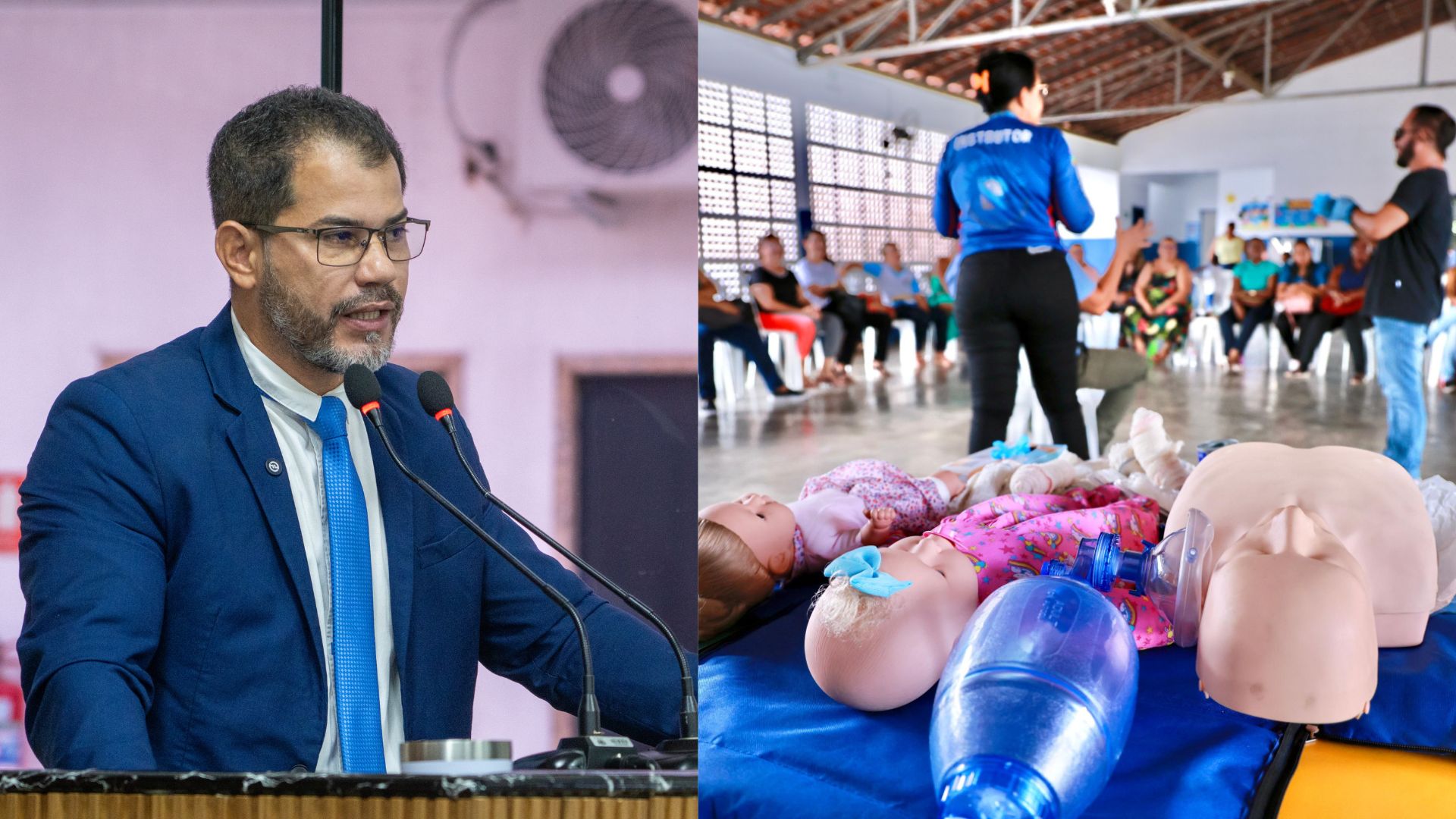 NILTON SOUZA: Vereador tem projeto aprovado para capacitação em primeiros socorros nas escolas