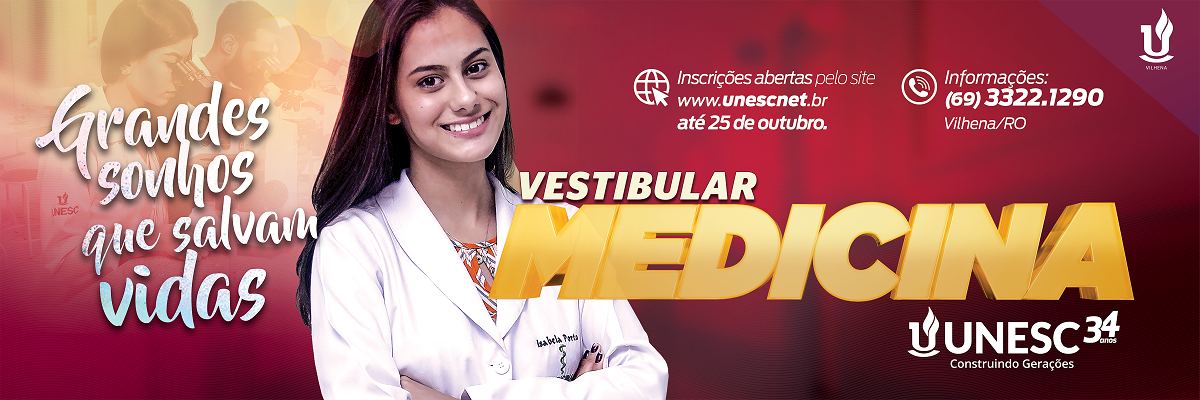 GRADUAÇÃO: Unesc anuncia início das inscrições para o Processo Seletivo de Medicina 2020/1