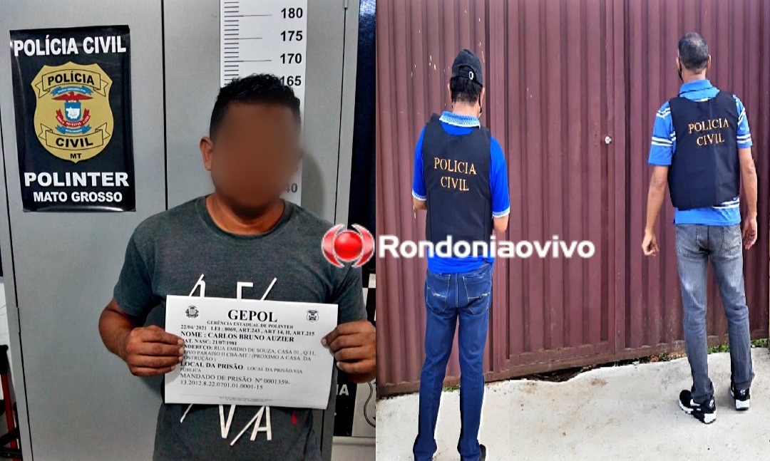 ESCONDIDO: Preso em Cuiabá padrasto que estuprou enteada de 12 anos em Porto Velho