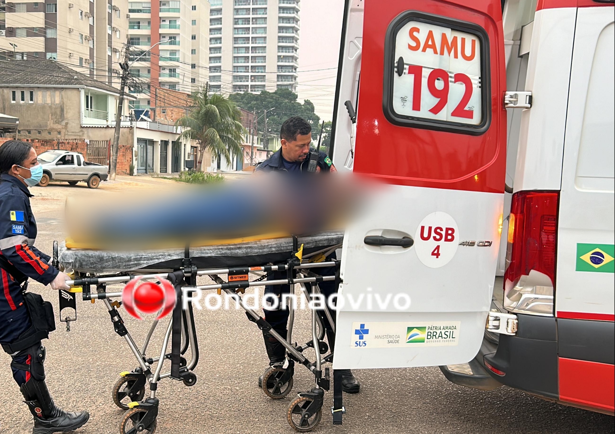 SAMU ACIONADO: Homem é vítima de espancamento na Avenida Rio Madeira 