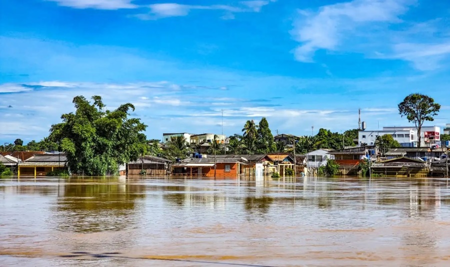 RIO BRANCO: Veja as fotos da cheia que está atingindo a capital acreana