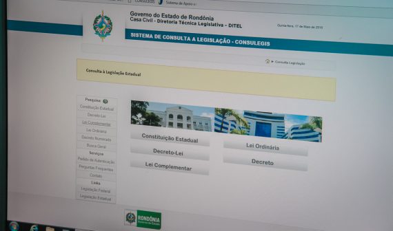 ERA DIGITAL: Arquivo de leis do Estado de Rondônia é fonte de pesquisa e registro da história