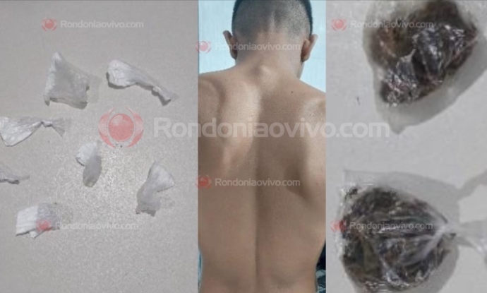 ORGULHO DO MADEIRA: Após denúncia de tiroteio, adolescente é detido por tráfico de drogas 