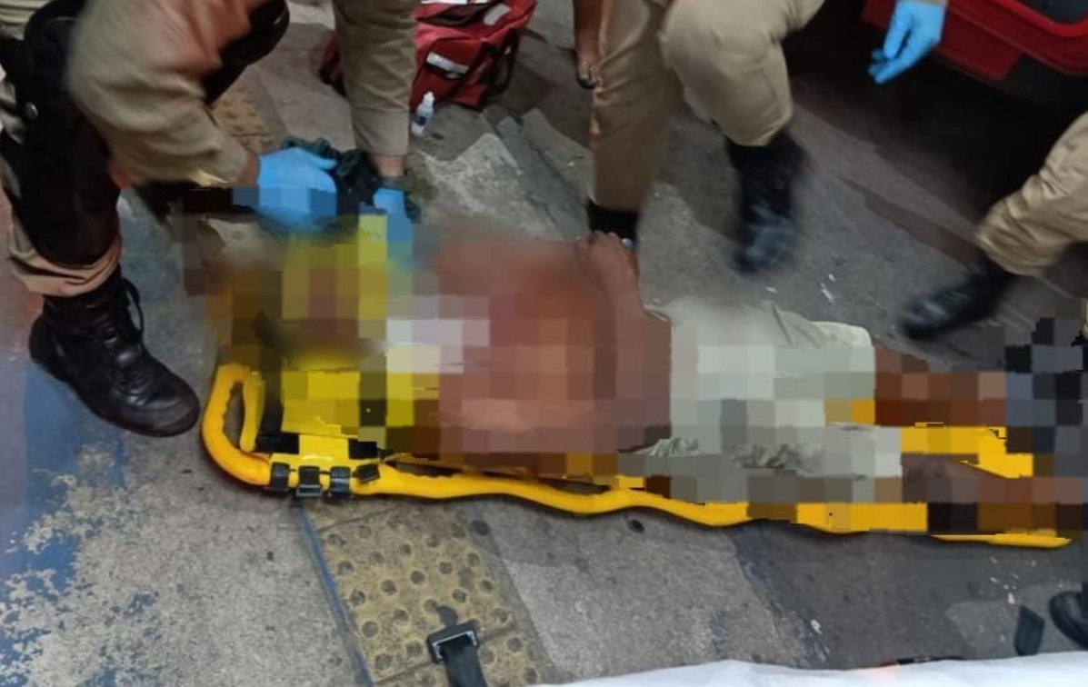HOSPITALIZADO: Homem é agredido a pauladas na Avenida Nações Unidas
