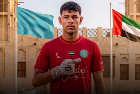 DESTAQUE INTERNACIONAL: Goleiro rondoniense Gabriel Sadrak é apresentado em clube de Dubai