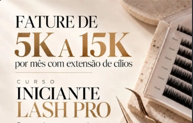 EM PORTO VELHO: Curso de extensão de cílios para iniciantes abre turma 