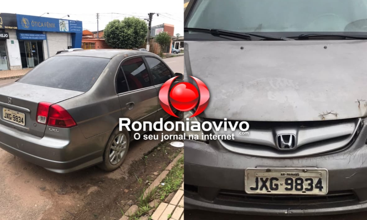 ALERTA: Honda Civic abandonado causa transtornos em avenida da capital