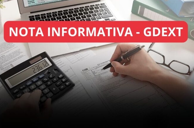 NOTA INFORMATIVA: Retirada em folha da parcela de 20% da GDEXT vinculada à avaliação de desempenho