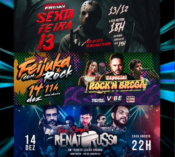 SEXTA-FEIRA 13: Confira a agenda semanal do Grego Original