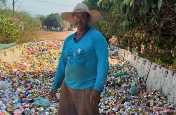 SOLIDARIEDADE: Catador de latinhas de RO arrecada cerca de 150 mil reais para Hospital do Amor