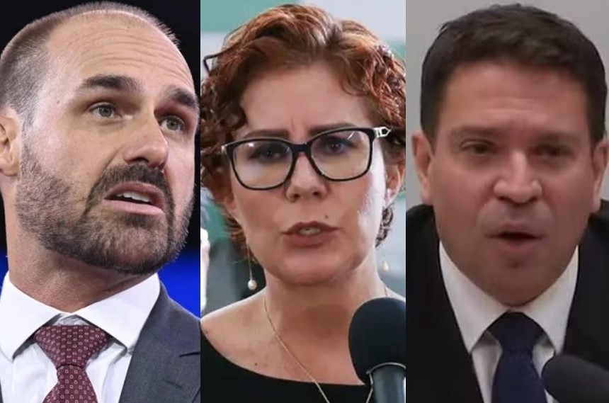 COTA PARLAMENTAR: Ramagem, Zambelli e Eduardo têm salário cortado, mas custam R$ 400 mil/mês